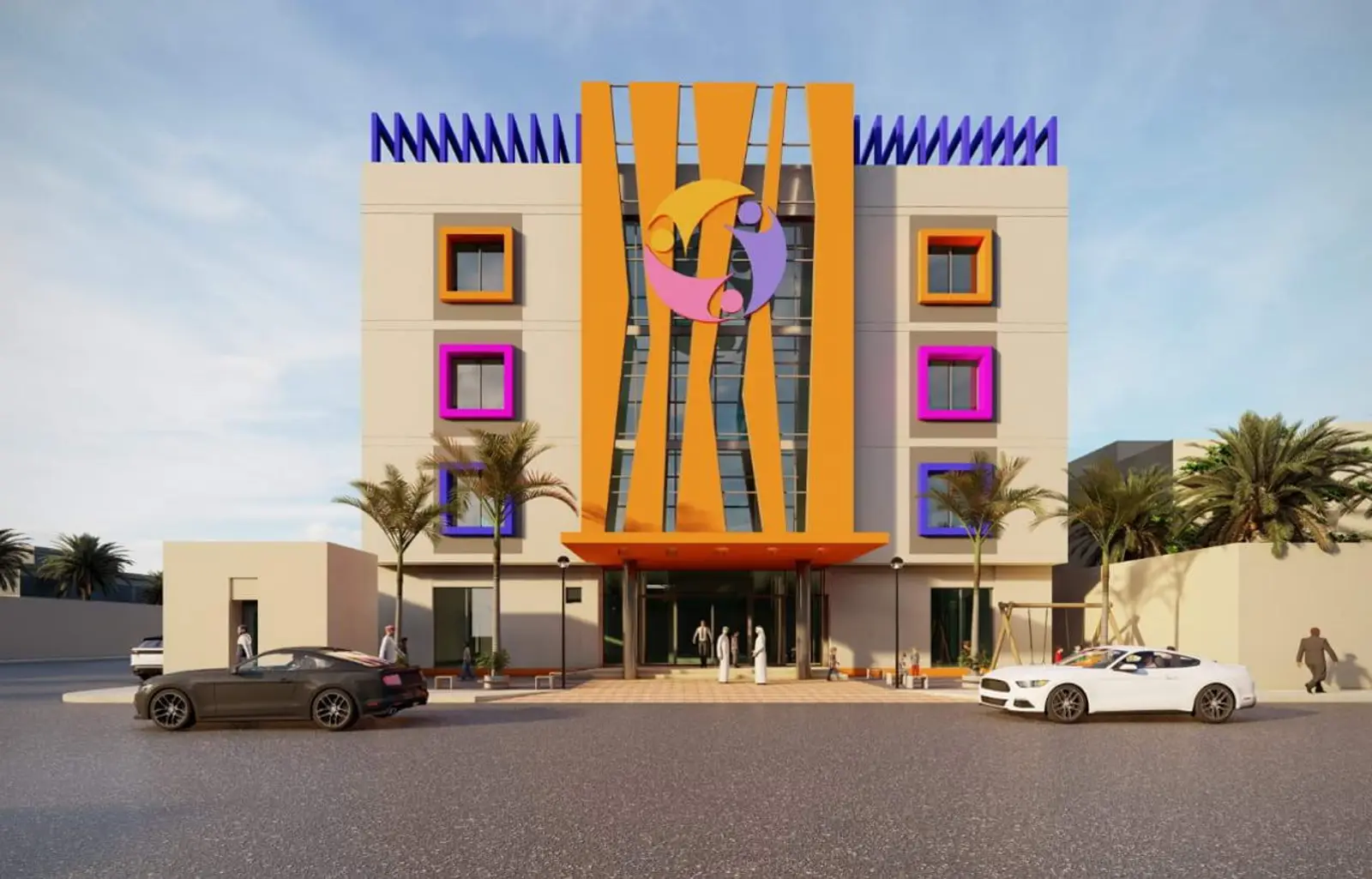 مدرسة وروضة أطفال بحي بدر — الرياض